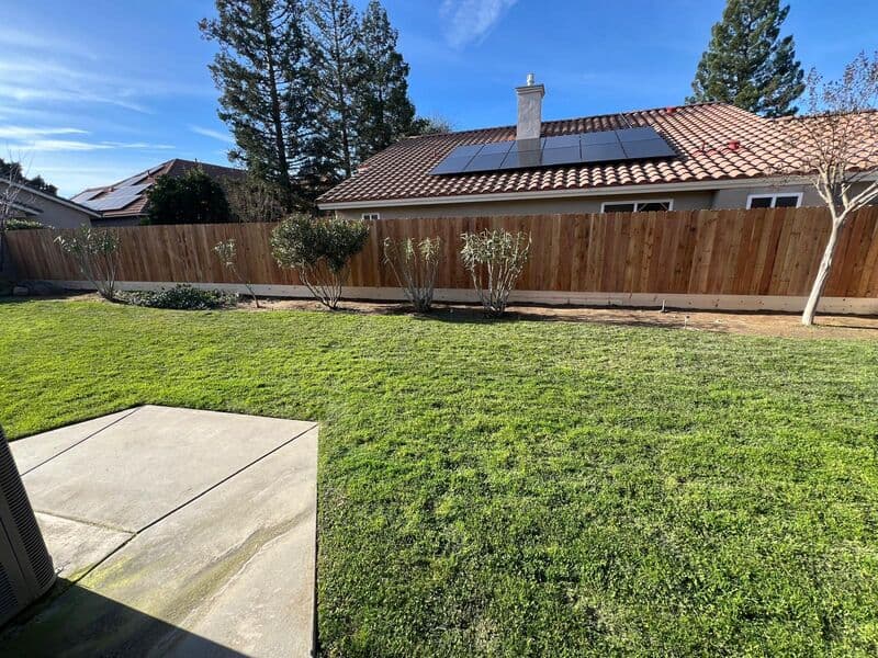Cedar Privacy Fence Installation