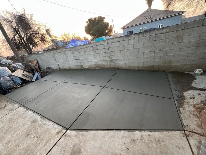 Concrete Patio Extension
