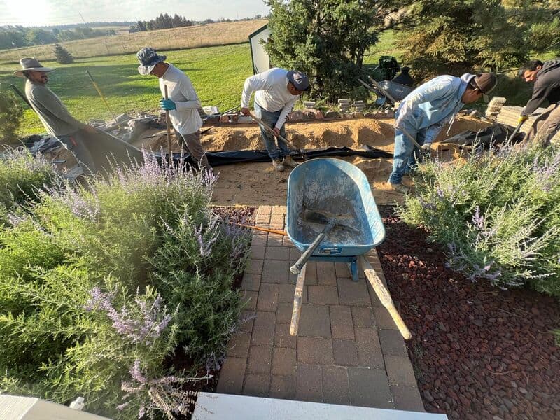 Paver Patio Installation